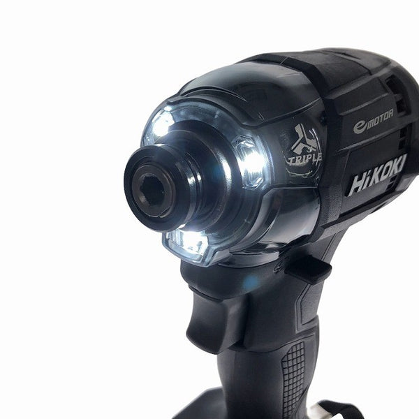 ☆未使用☆HiKOKI ハイコーキ 18V コードレスインパクトドライバー WH18DC(2XPBZ) 黒/ストロングブラック フルセット 充電式131157 - 8
