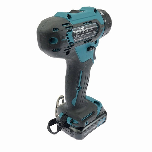 ☆極美品☆makita マキタ 10.8V 充電式ドライバドリル DF033DSHX 青/ブルー バッテリ2個(1.5Ah)充電器+ケース付 ドリルドライバー - 6