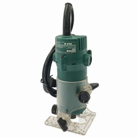 ☆中古比較的綺麗☆HITACIH 日立工機 100V トリマー M6SB コード式 木材加工 トリミング ルーター 穴あけ 切削 溝掘り 面取り131348 - 0