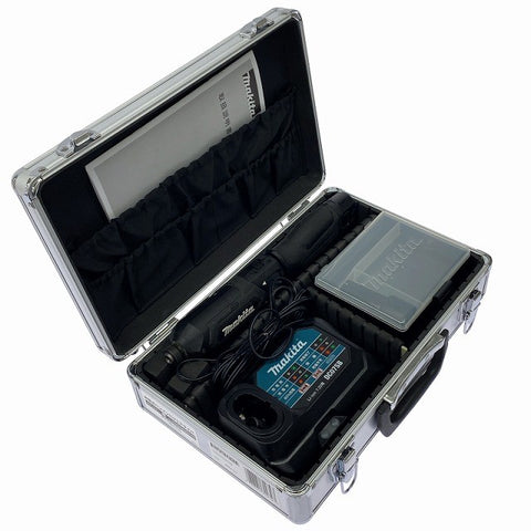 ☆中古品☆makita マキタ 7.2V 充電式ペンインパクトドライバー TD022DSHXB 黒/ブラック バッテリ2個(1.5Ah) 充電器 ケース付130958 - 0