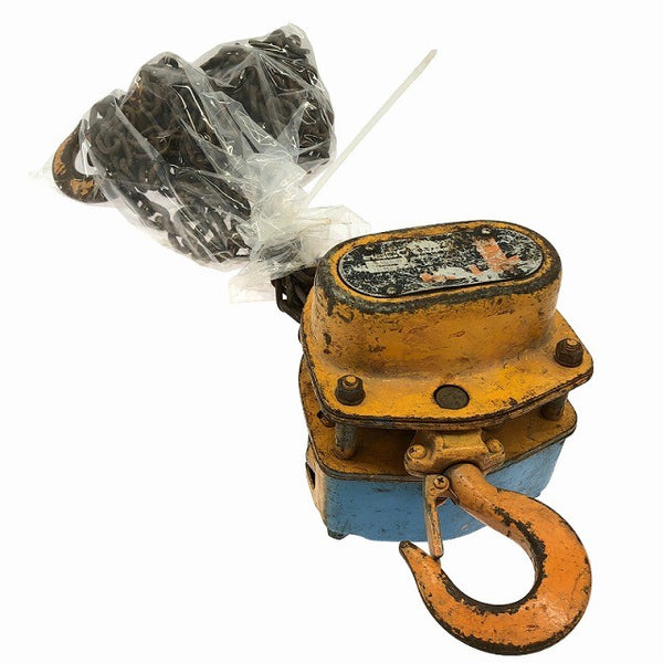 ☆中古品☆ KITO キトー マイティ M3形 CB010 荷重1t/1トン 揚程2.5m チェーンブロック レバーホイスト  ガッチャ 荷揚げ 荷締め133372 - 3