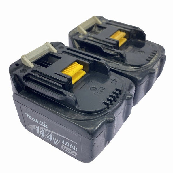 ☆中古品セット☆makita マキタ 14.4V 6.0Ah/3.0Ah 純正 リチウムイオンバッテリー BL1460B BL1430 電動工具用 蓄電池 充電池137126 - 4