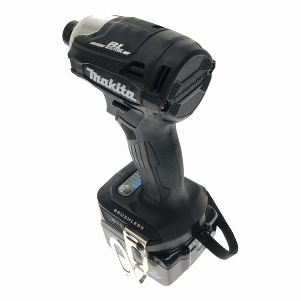 ☆未使用品☆makita マキタ 14.4V 充電式インパクトドライバ TD162DRGXB 黒 バッテリー2個(14.4V 6.0Ah) 充電器 ケース付116570 - 7