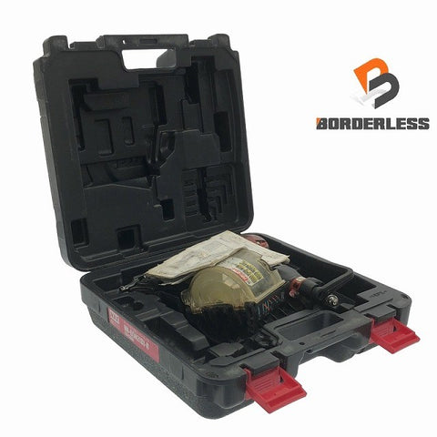 ☆中古品☆ MAX マックス 65mm 高圧エア釘打ち機 HN-65N2(D)-R 本体+ケース 釘/クギ ねじ/ネジ エアーツール - 0