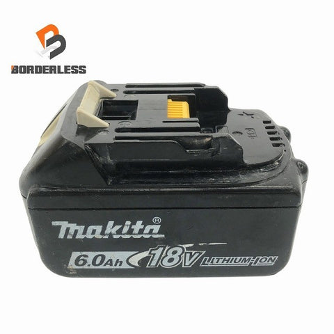 ☆中古品☆makita マキタ 18V 6.0Ah 純正 リチウムイオンバッテリー BL1860B 残量表示付 リチウムイオン