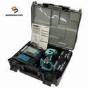 ☆極美品 充電回数1回☆makita マキタ 18V 充電式インパクトドライバ TD173DGXTB ターコイズブルー バッテリ2個(6.0Ah) 充電器136078 - 1