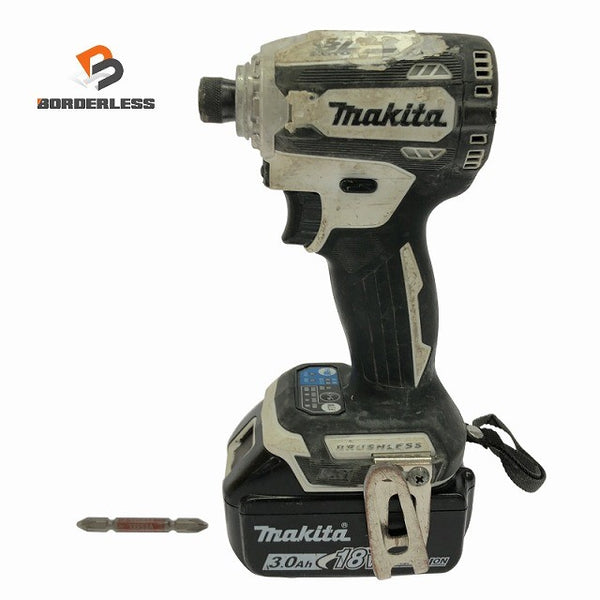 ☆中古品☆makita マキタ 18V 充電式インパクトドライバー TD171D バッテリー1個(3.0Ah)付 コードレスインパクトドライバー134272 - 1