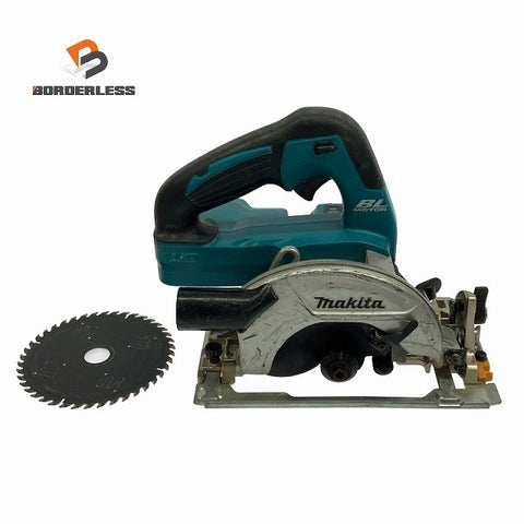 ☆中古品☆makita マキタ 18V 125mm 充電式マルノコ HS471D 青/ブルー 刃1枚 コードレス 丸ノコ 丸のこ 丸鋸 木工用 切断機124421