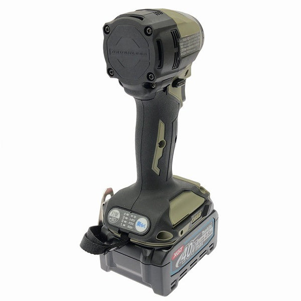☆未使用品☆ makita マキタ 40Vmax 充電式インパクトドライバ TD005GRDXO オリーブ バッテリー2個(2.5Ah)充電器+ケース133118 - 6