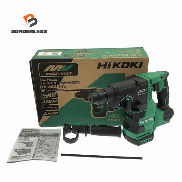 ☆未使用保管品☆HIKOKI ハイコーキ 36V コードレスロータリハンマドリル DH3628DA(NN) 本体のみ 電池 充電器別売り 電動工具138347 - 1