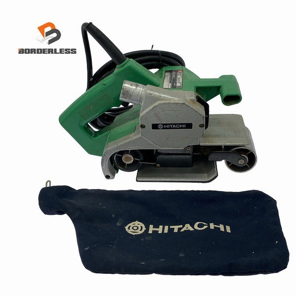 ☆中古品☆HITACHI 日立工機 100V ベルトサンダー SB8TB 76×533mm コード式 ベルト式 ベルト研磨機 角型 ベルトグラインダー129433 - 1