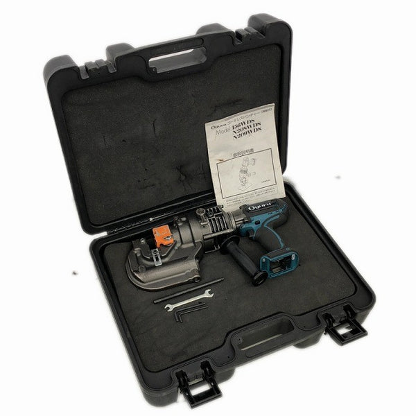 ☆中古品☆ OGURA オグラ 18V コードレスパンチャー N209WDS 本体+パーツ+ケース 切断 鉄工 充電式 油圧式パンチャー134780 - 2