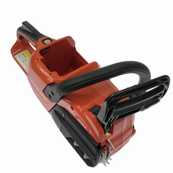 ☆極美品☆makita マキタ 40Vmax 充電式チェンソー MUC027GZR 赤 ガイドバー350mm 刃+チェーンカバー付き 切断機135001 - 3
