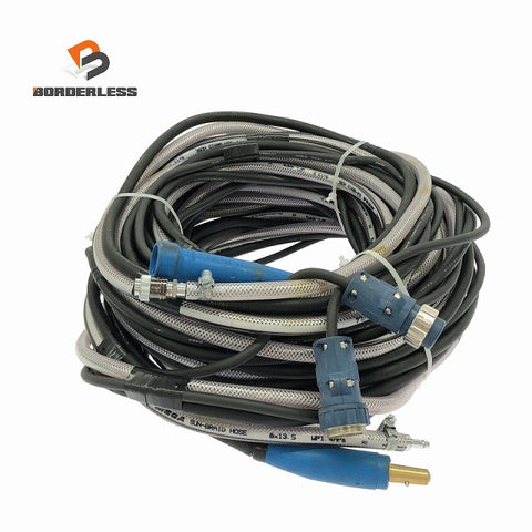 ☆極美品☆堺電業 TIG用 延長ケーブル 20m 22sq/22スケ TIG溶接機用 TIG延長ケーブルセット パワーケーブル キャブタイヤケーブル134878