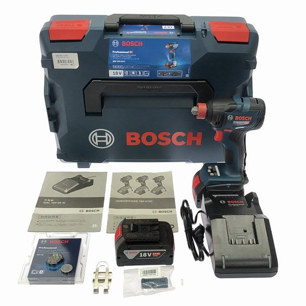 ☆未使用品☆BOSCH ボッシュ 18V コードレスインパクトドライバー/レンチ PRO GDX18V210C バッテリ2個(18V5.0Ah) 充電器付128020 - 3