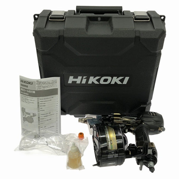 ☆未使用品☆ HiKOKI ハイコーキ 50mm 高圧 ロール釘打機 NV50HR2(S) ケース付き ハイゴールド134533 - 3