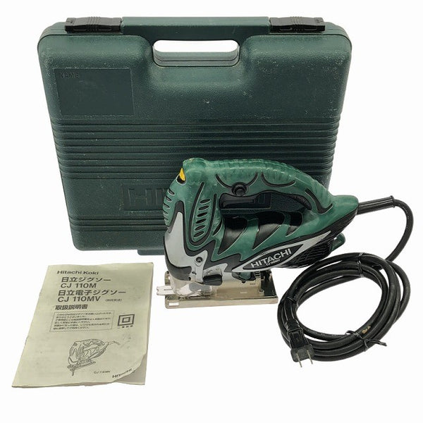 ☆中古品☆HITACHI 日立工機 100V 電子ジグソー CJ110MV ケース付 コード式 電気のこぎり 電動ノコギリ 木工用 切断機137409 - 3
