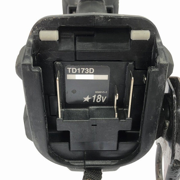 ☆中古品☆makita マキタ 18V 充電式インパクトドライバ TD173D 黒/ブラック バッテリー1個(18V 2.0Ah)付137537 - 7