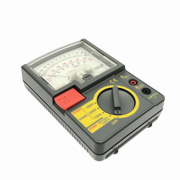 ☆未使用品☆sanwa 三和電気計器株式会社 絶縁抵抗計 PDM5219S ケース付 定格電圧3レンジ式 測定器 アナログ115152 - 5