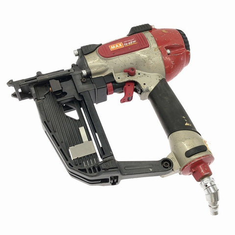 ☆中古品☆MAX マックス 常圧 フロア用ネイラ TA-557F/957T 幅9mm 長さ57mm フロアタッカー フロア用タッカー エアタッカー133337 - 0