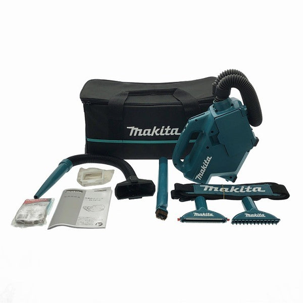 ☆比較的綺麗☆makita マキタ 10.8V 充電式クリーナー CL121D 本体 ノズル ダストパック 紙パック9枚 ソフトバック付117768 - 3