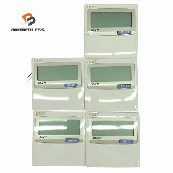 ☆未使用品☆SANYO 三洋 業務用リモコン RCD-SH80B×5点セット 空調 エアコン パッケージ ワイヤード121634 - 1