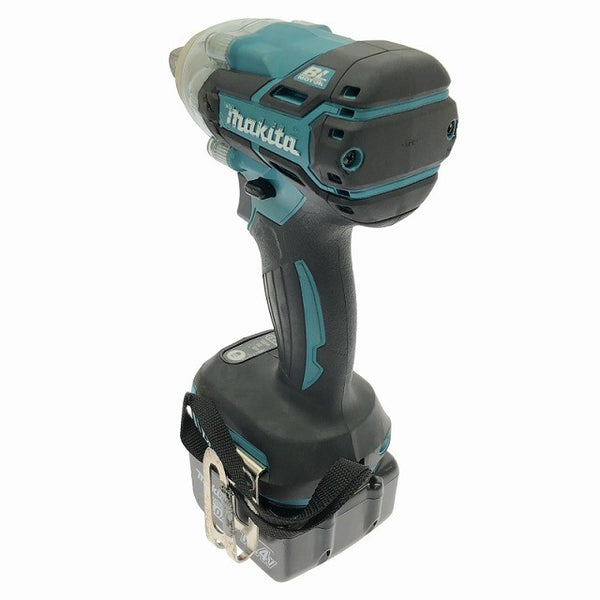 ☆中古品☆makita マキタ 14.4V 充電式インパクトレンチ TW280D 青/ブルー バッテリ1個（5.0Ah) ケース コードレス137669 - 7
