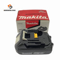 ☆中古美品 充電回数1回 makita マキタ 18V 2.0Ah 純正 リチウムイオンバッテリー BL1820B 残量表示付 リチウムイオン電池135637 - 1