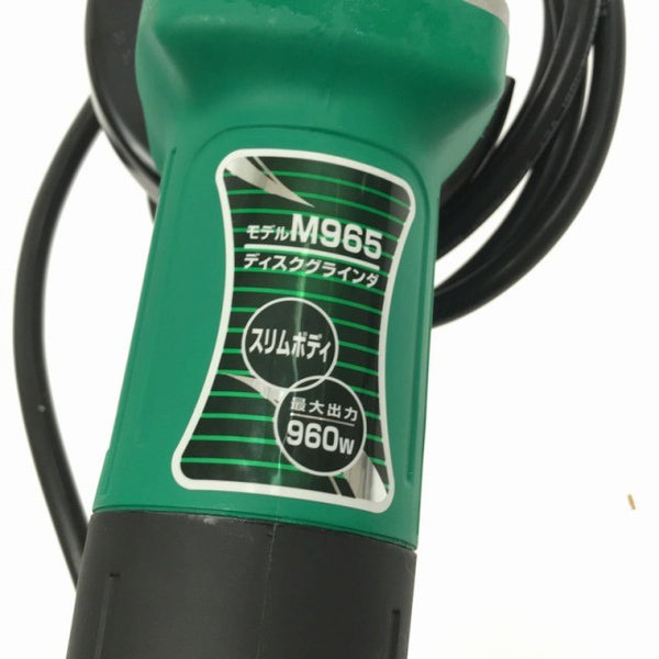 ☆未使用品☆makita マキタ 100V 100mm ディスクグラインダー M965 コード式 ディスクサンダー 研磨機 研削 切断 DIY/日曜大工137640 - 8