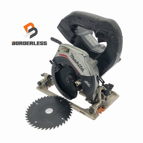 ☆中古品☆makita マキタ 18V 125mm 充電式マルノコ HS474D 黒 刃付属 コードレス バッテリー式 丸のこ 丸ノコ 丸鋸