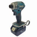 ☆比較的綺麗☆makita マキタ 18V 充電式インパクトドライバ TD173DRGX 青/ブルー バッテリー2個(18V 6.0Ah) 充電器 ケース付 - 4