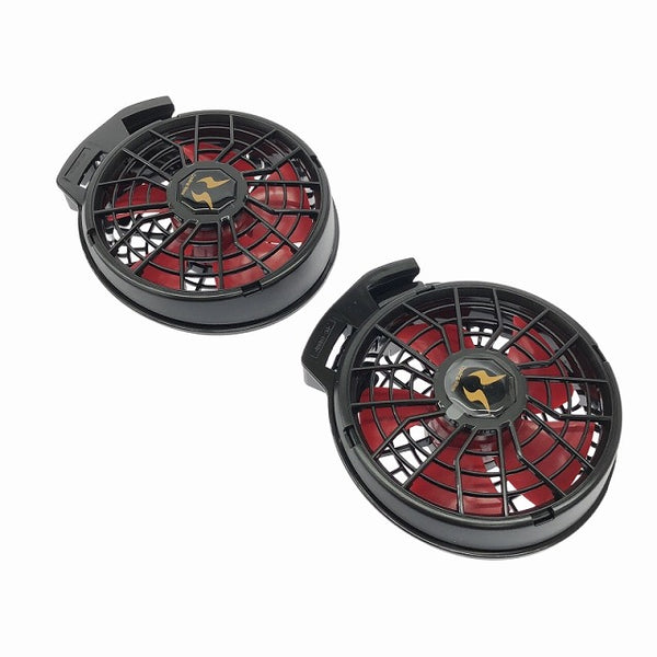 ☆未使用品☆サンエス 空調風神服 ハイパワーファンセット RD9110H 対応機種(RD9190/RD9090) 空調作業服用 ファンユニット114800 - 5