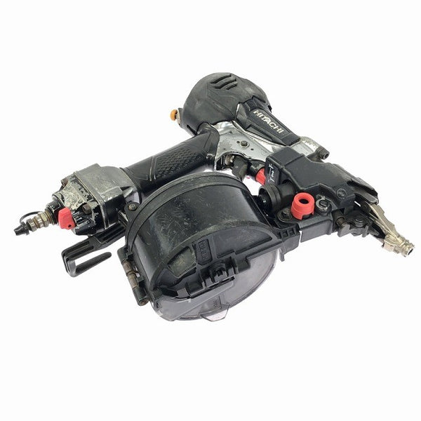 ☆中古品☆HITACHI 日立工機 50mm 高圧 ロール釘打機 NV50HR(S) パワー切り替え機構 エアダスタ付き エア工具 エアツール - 3