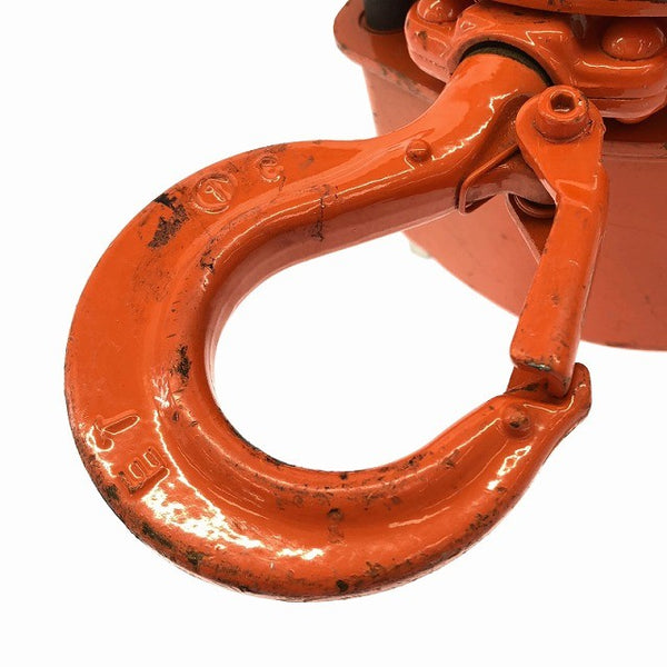 ☆中古比較的綺麗2個セット 象印チェンブロック エレファント フック式 チェーンブロック C-21/C21型 C21-00525 荷重0.5ton/500kg133140 - 6