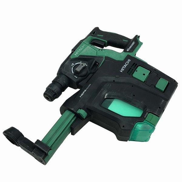 ☆中古品☆HITACHI 日立工機 18V コードレスロータリハンマドリル DH18DBDL 集じんシステム+バッテリー2個(6.0Ah)充電器+ケース134759 - 4