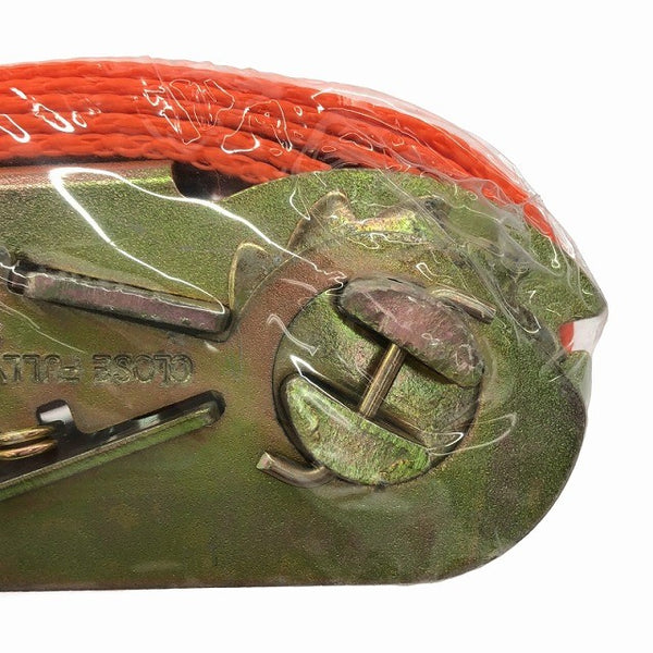 ☆未使用品2本セット☆2インチ アンダーリフト用 ラチェットタイダウン 荷物固定ベルト 固縛 ストラップ 搬送 レッカー車 トラック118160 - 7