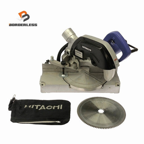 ☆中古品☆HITACHI 日立工機 100V 216mm 卓上丸のこ FC8FC コード式 卓上マルノコ 卓上丸ノコ 木工用 切断機 押切り機118001