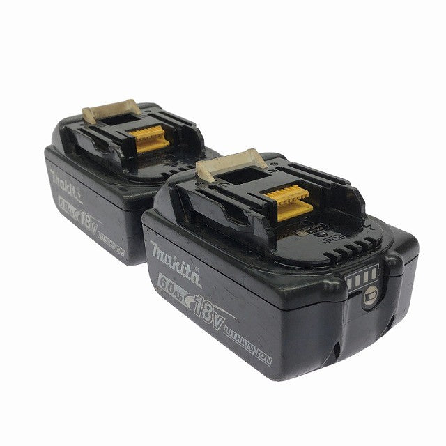 ☆中古品2点セット☆makita マキタ 18V 6.0Ah 純正リチウムイオン