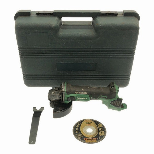☆中古品☆HiKOKI ハイコーキ 18V 125mm コードレスディスクグラインダー G18DBBVL 本体＋ケース付 充電式 ディスクサンダー119063 - 3