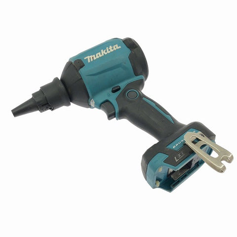 ☆中古品☆makita マキタ 18V 充電式エアダスター AS180D 本体＋ノズル コードレス 電動 エアーダスターガン エアブローガン - 0
