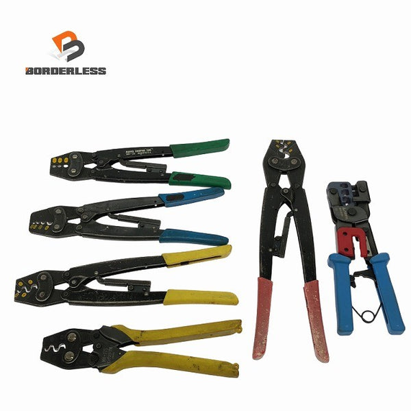 ☆中古品6本セット マーベル ハンドプレス MH-17S MH-25 MH-17 MH-99 ホーザン 圧着工具 P-75 ジェフコム モジュラー MJ-468N136323 - 1