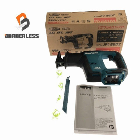 ☆未使用品☆makita マキタ 18V 充電式レシプロソー JR188DZ 本体のみ コードレス セーバソー セーバーソー 電気のこぎり134883
