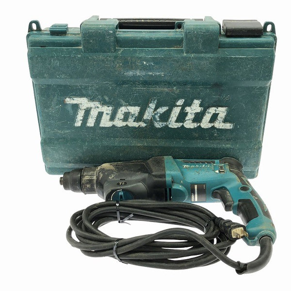 ☆中古品☆makita マキタ 100V 26mm ハンマドリル HR2601F ケース付 SDSプラス コード式 ハンマードリル 穴あけ 穿孔137444 - 3