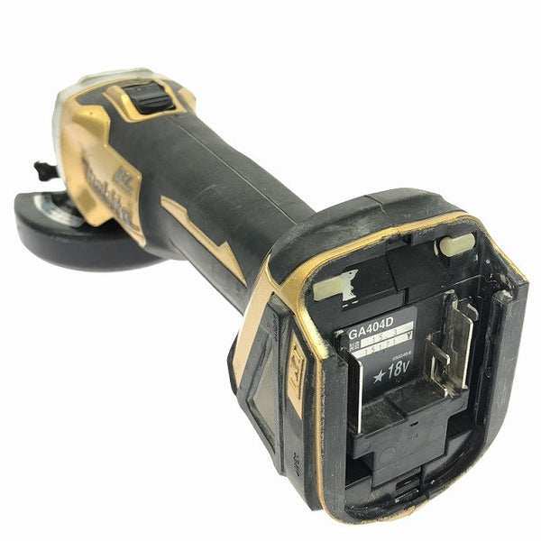 ☆中古品☆makita マキタ 18V 100mm 充電式ディスクグラインダ GA404D 100周年 バッテリ1個(3.0Ah)充電器 パーツ ケース133482 - 7