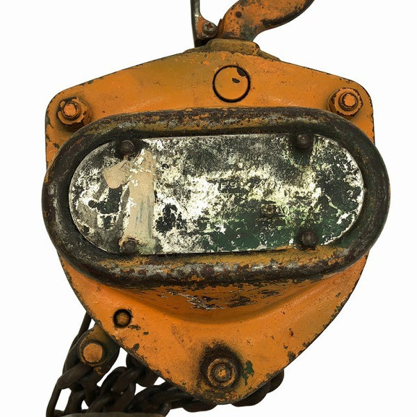 ☆中古品2個セット☆KITO キトー チェーンブロック CB010 M3形 荷重1.0ton/1ton 揚程2.5m 手動式 チェンブロック 吊り具 荷揚げ135813 - 4