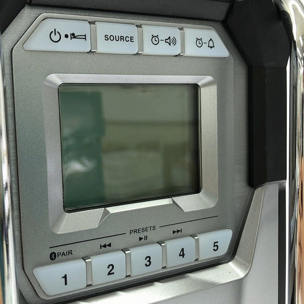 ☆中古美品☆makita マキタ 40Vmax 充電式ラジオ MR002G 黒 本体＋ACアダプタ付 Bluetooth対応 コードレス 現場ラジオ 作業ラジオ130907 - 7