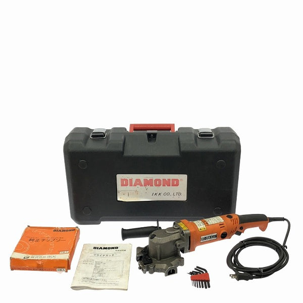 ☆中古品☆IKK DIAMOND 100V ツライチカッター DFC-20A 純正チップソー2枚 六角棒レンチセット ケース付 鉄筋カッター 電動工具 - 3