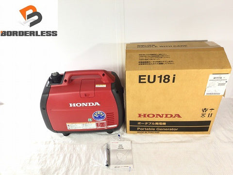 ☆未使用品☆HONDA ホンダ 正弦波インバーター発電機 EU18i 赤/レッド 1.8kVA 単相100V 18.0A ガソリンエンジン 防災124148