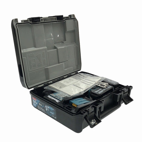 ☆極美品☆makita マキタ 18V 充電式インパクトドライバ TD173DRGX 青/ブルー バッテリー2個(18V 6.0Ah)充電器 ケース付 コメ有120626 - 2