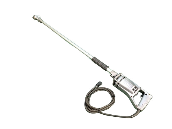 ☆中古品☆HITACIH 日立工機 100V 電気ドリル LUH-DH4 長柄付 オートケレンダー 塗装用 屋根ケレン 研磨機 ディスクサンダー130151 - 3
